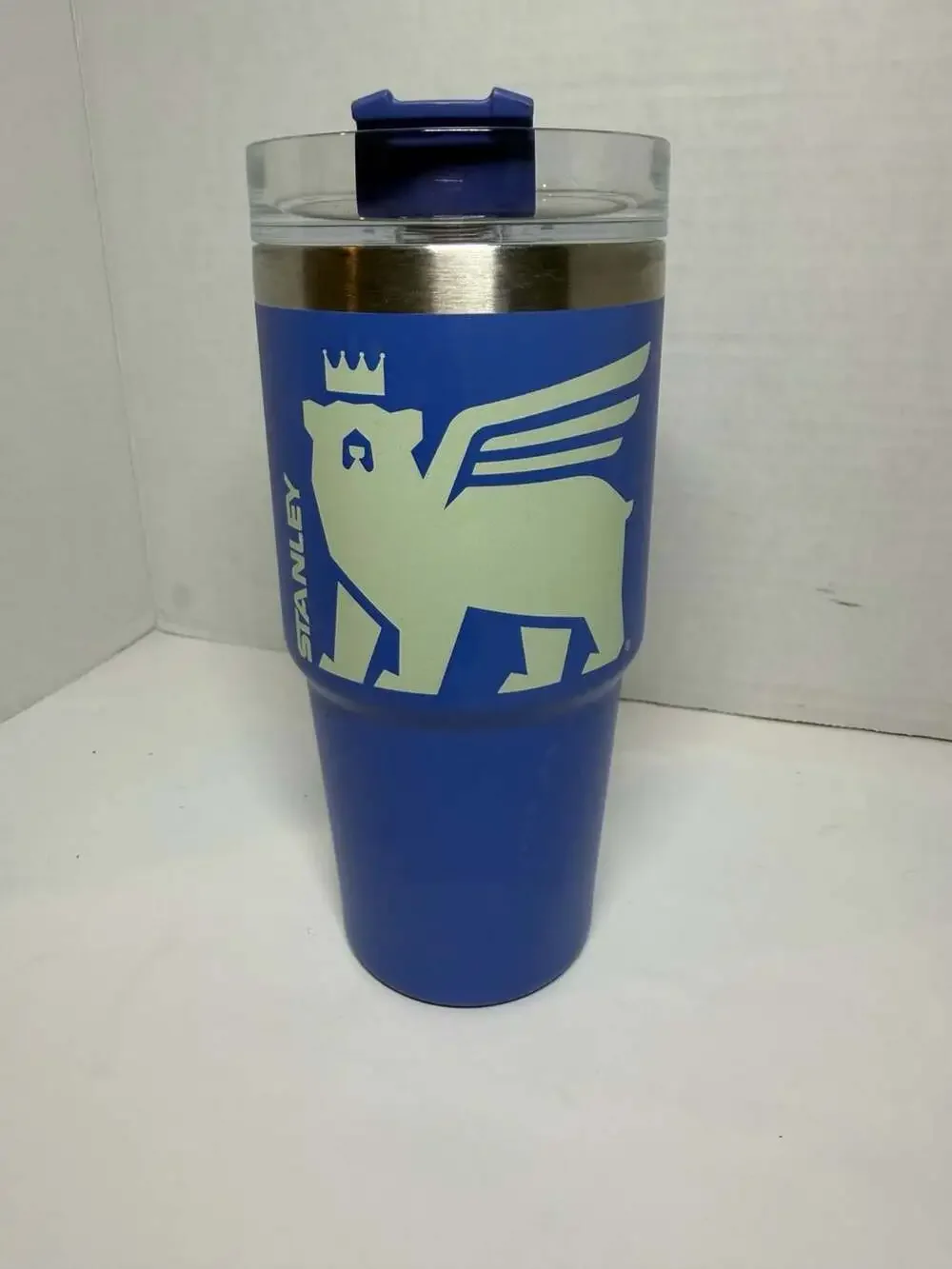 Stanley The Wild Imagination Quencher Travel Tumbler 14oz Blue Citron Cub